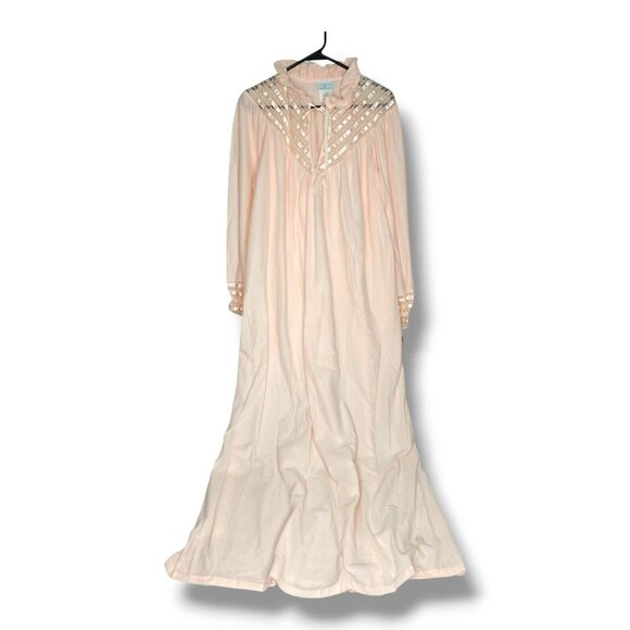 Gilligan & O'Malley Other - Vtg Gilligan O'Malley Cottagecore M Princess Ruffle Nightgown Prairie Trad NEW